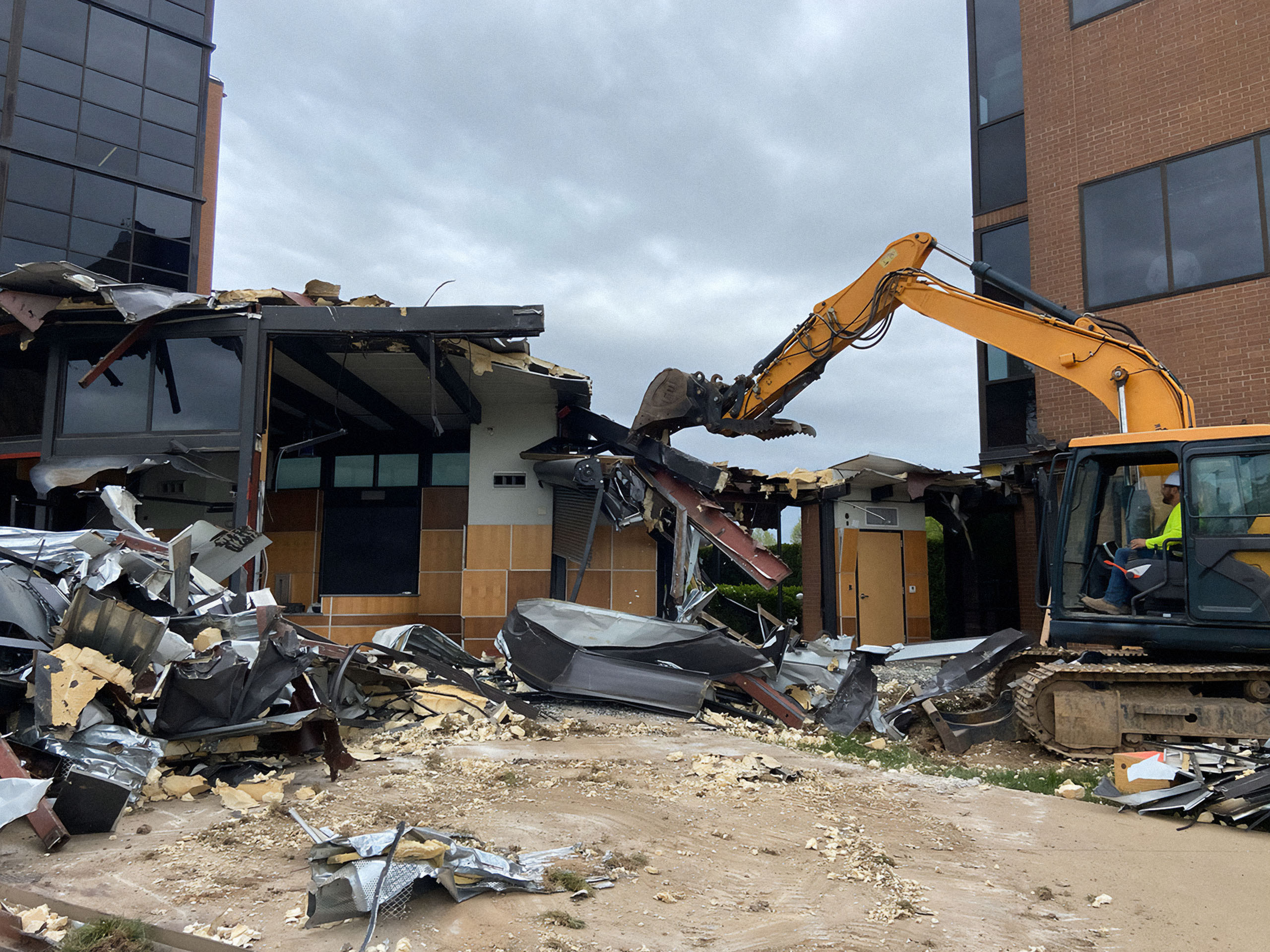 Demolition of building